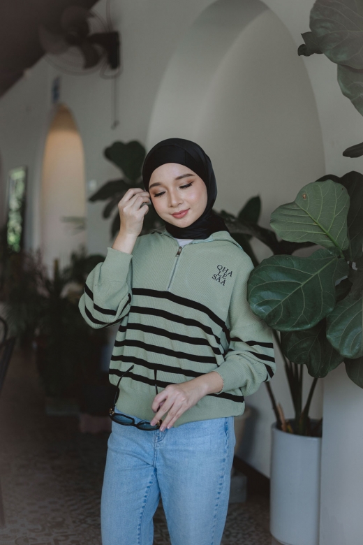 Demii knit tops - matcha